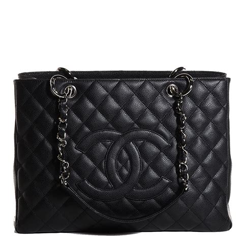 chanel quilted tote 2019|Chanel caviar shopping tote price.